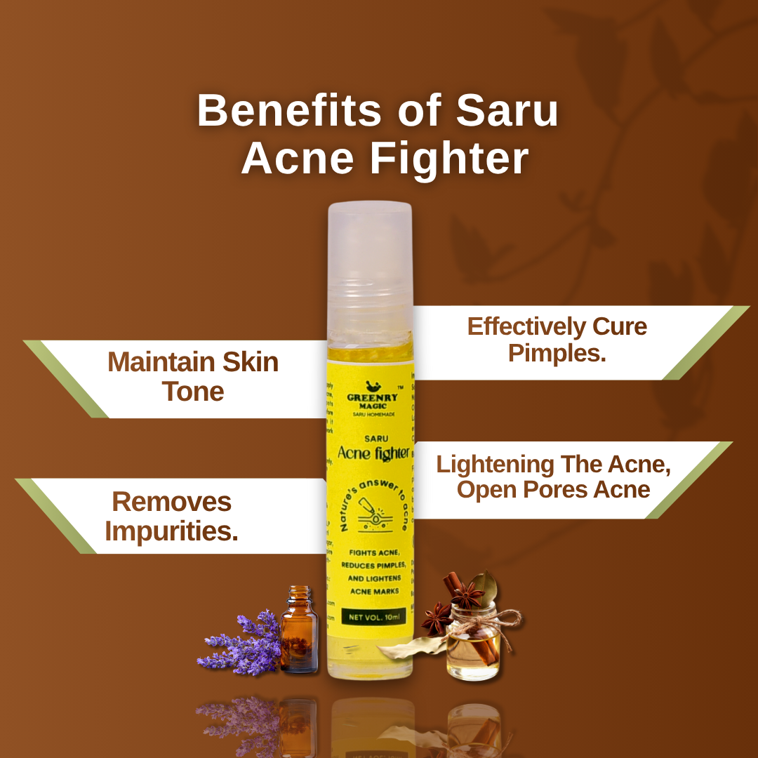 Greenry Magic Saru Acne Fighter – Clear Skin, Naturally Confident