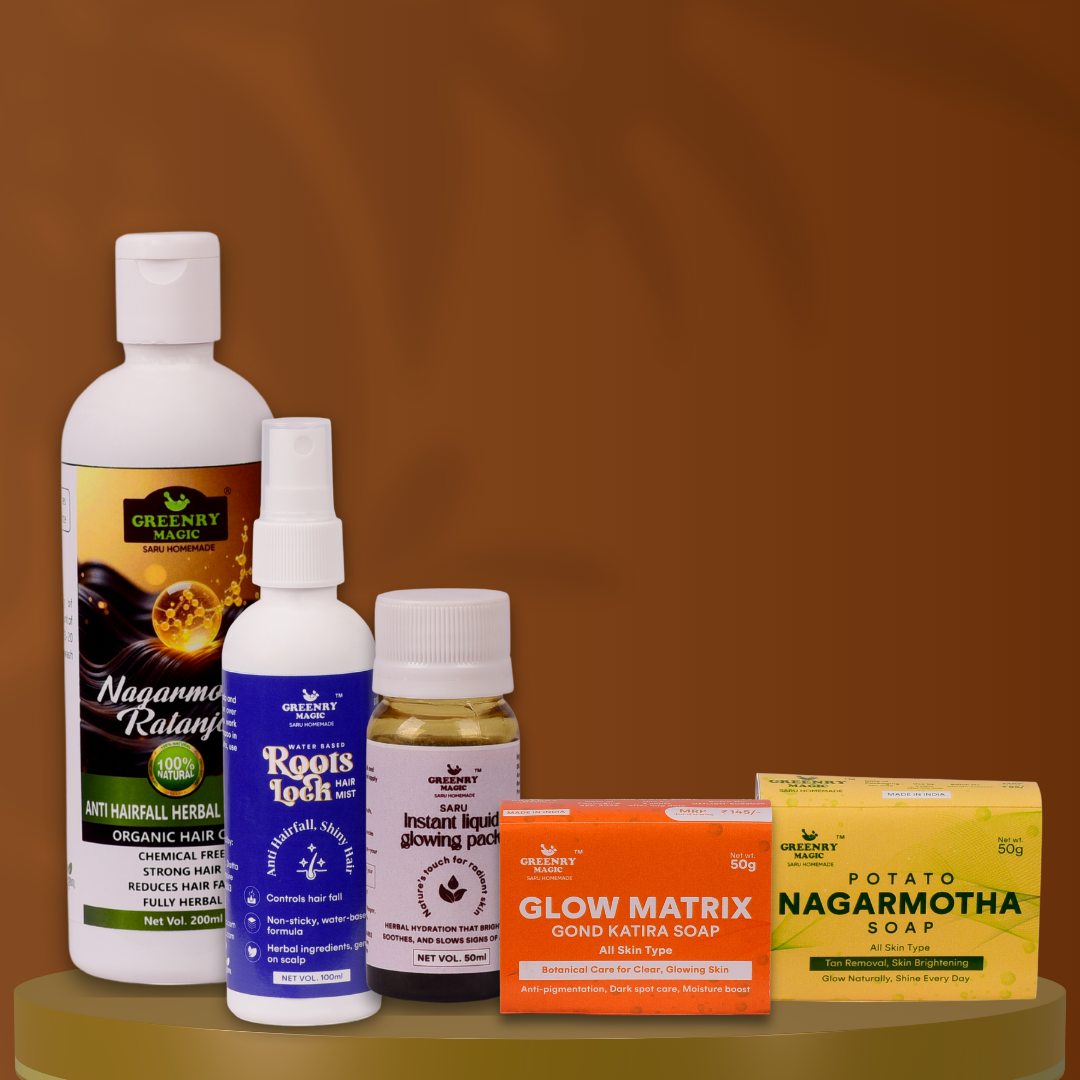 Greenry Magic Ultimate Herbal Hair & Skin Care Combo