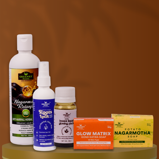 Greenry Magic Ultimate Herbal Hair & Skin Care Combo