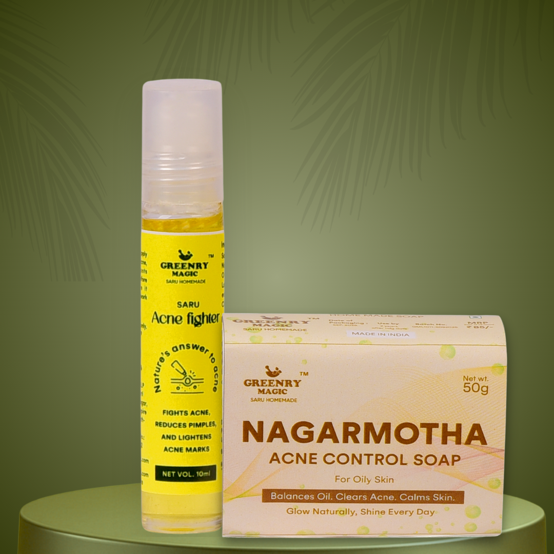 “Glow Naturally, Shine Every Day – The Herbal Way to Clear Oily Acne Prone Skin.”