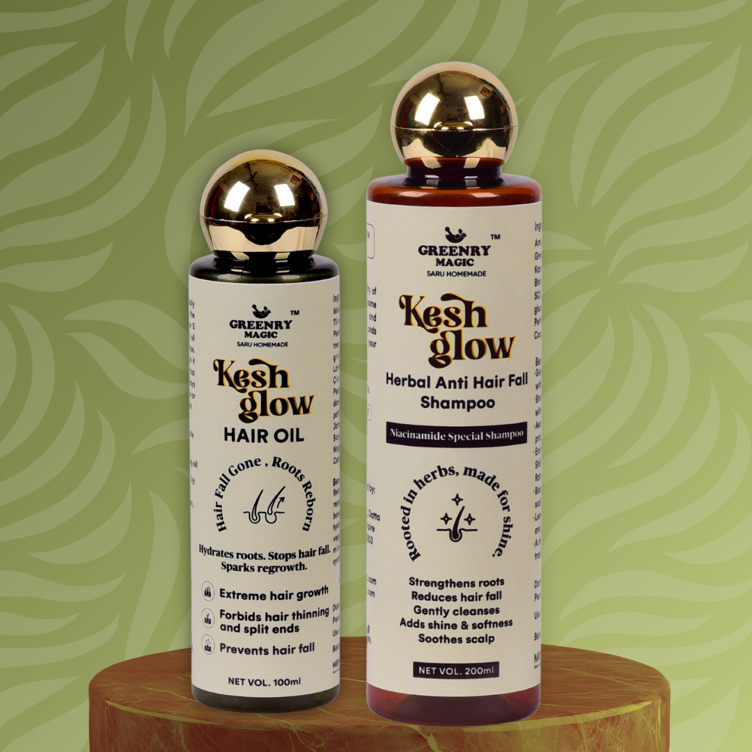 Greenry Magic Kesh Glow Hair Revitalizing Combo