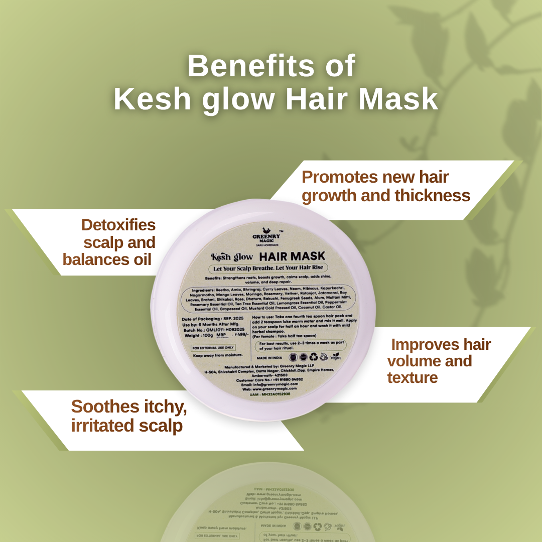 Greenry Magic – Kesh Glow Hair Mask
