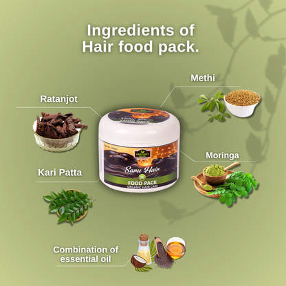Greenry Magic Saru Hair Food Pack – Nourish, Strengthen & Revive Naturally