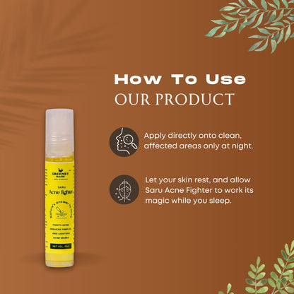 Greenry Magic Saru Acne Fighter – Clear Skin, Naturally Confident